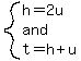 system%28h=2u%2Cand%2Ct=h%2Bu%29