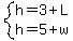 system%28h=3%2BL%2Ch=5%2Bw%29