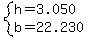 system%28h=3.050%2Cb=22.230%29