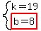 system%28k=19%2Chighlight%28b=8%29%29