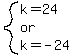 system%28k=24%2Cor%2Ck=-24%29
