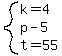 system%28k=4%2Cp-5%2Ct=55%29