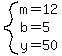 system%28m=12%2Cb=5%2Cy=50%29