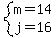 system%28m=14%2C+j=16%29