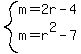 system%28m=2r-4%2Cm=r%5E2-7%29