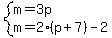 system%28m=3p%2Cm=2%28p%2B7%29-2%29