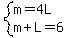 system%28m=4L%2Cm%2BL=6%29