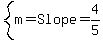 system%28m=Slope=4%2F5%29
