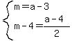 system%28m=a-3%2Cm-4=%28a-4%29%2F2%29