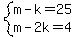 system%28m-k=25%2Cm-2k=4%29