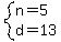 system%28n=5%2Cd=13%29