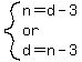 system%28n=d-3%2Cor%2Cd=n-3%29