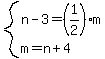 system%28n-3=%281%2F2%29m%2Cm=n%2B4%29
