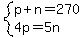 system%28p%2Bn=270%2C4p=5n%29