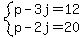 system%28p-3j=12%2Cp-2j=20%29