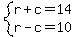 system%28r%2Bc=14%2Cr-c=10%29