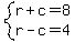 system%28r%2Bc=8%2Cr-c=4%29