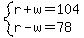 system%28r%2Bw=104%2Cr-w=78%29