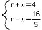 system%28r%2Bw=4%2Cr-w=16%2F5%29