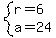 system%28r=6%2Ca=24%29