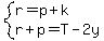 system%28r=p%2Bk%2Cr%2Bp=T-2y%29