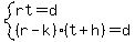 system%28rt=d%2C%28r-k%29%28t%2Bh%29=d%29
