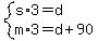 system%28s%2A3=d%2Cm%2A3=d%2B90%29