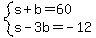 system%28s%2Bb=60%2Cs-3b=-12%29