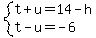 system%28t%2Bu=14-h%2Ct-u=-6%29