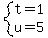 system%28t=1%2Cu=5%29