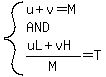 system%28u%2Bv=M%2CAND%2C%28uL%2BvH%29%2FM=T%29