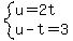 system%28u=2t%2Cu-t=3%29