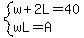 system%28w%2B2L=40%2CwL=A%29