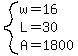 system%28w=16%2CL=30%2CA=1800%29