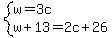 system%28w=3c%2Cw%2B13=2c%2B26%29