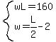 system%28wL=160%2Cw=L%2F2-2%29