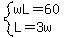 system%28wL=60%2CL=3w%29