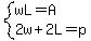 system%28wL=A%2C2w%2B2L=p%29