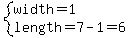 system%28width=1%2Clength=7-1=6%29