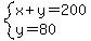 system%28x%2By=200%2Cy=80%29