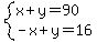 system%28x%2By=90%2C-x%2By=16%29