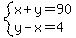 system%28x%2By=90%2Cy-x=4%29