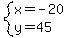 system%28x=-20%2Cy=45%29