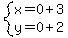 system%28x=0%2B3%2Cy=0%2B2%29