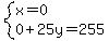 system%28x=0%2C0%2B25y=255%29