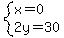 system%28x=0%2C2y=30%29