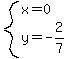 system%28x=0%2Cy=-2%2F7%29