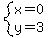 system%28x=0%2Cy=3%29
