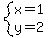 system%28x=1%2Cy=2%29