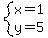 system%28x=1%2Cy=5%29
